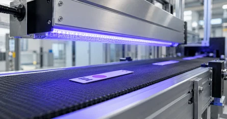 UV dose measurement with a travelling dosimeter