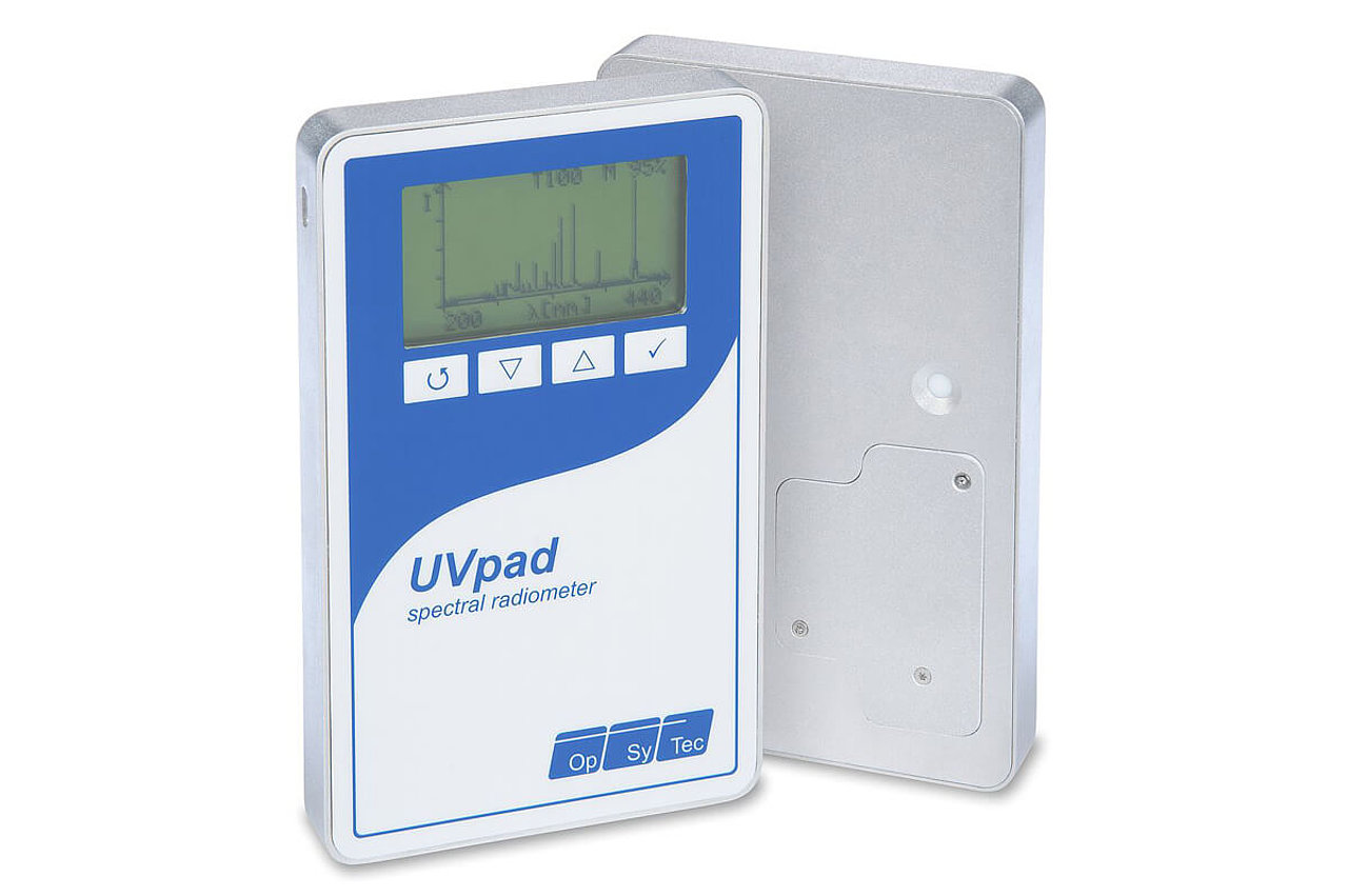 UVpad spectroradiometer and spectral UV radiometer