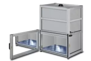 The BSM-03CBD is an irradiation chamber specially developed for the UV irradiation of liquid samples according to the colimated beam principle.