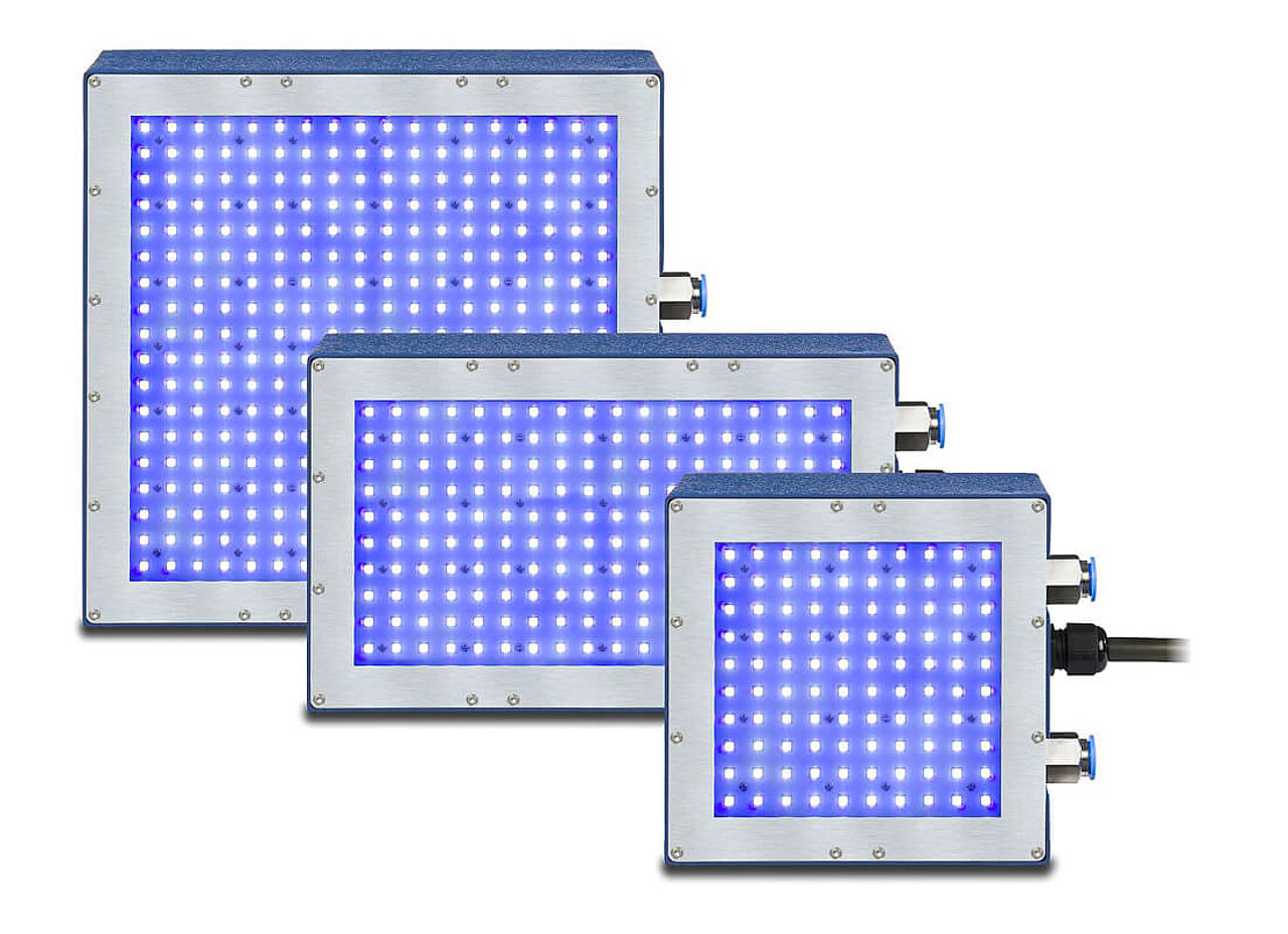 Large area surface UV-LED SFL-S with light emitting window up to 200 x 200 mm²