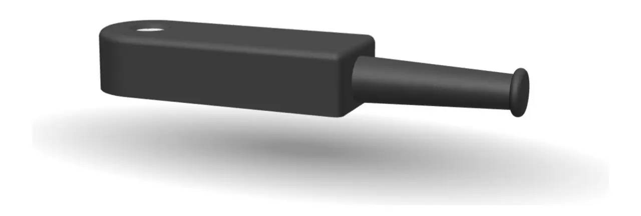 Interactive 3D model in the Opsytec product viewer: FLT inline sensor.