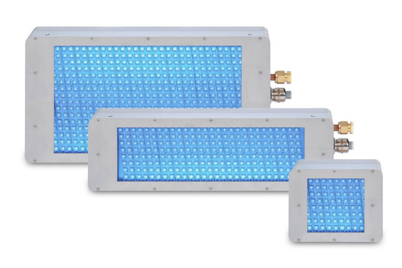 Large area surface UV-LED SFL-S with light emitting window up to 240 x 160mm²