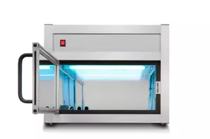 UV irradiation chamber with UVA, UVB, UVA and D65 tubes