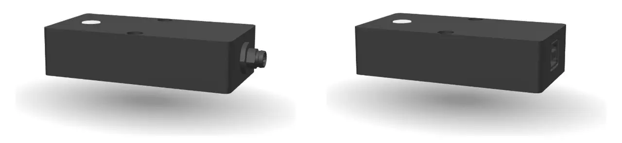 Interactive 3D model in the Opsytec product viewer: PLC.D sensors.
