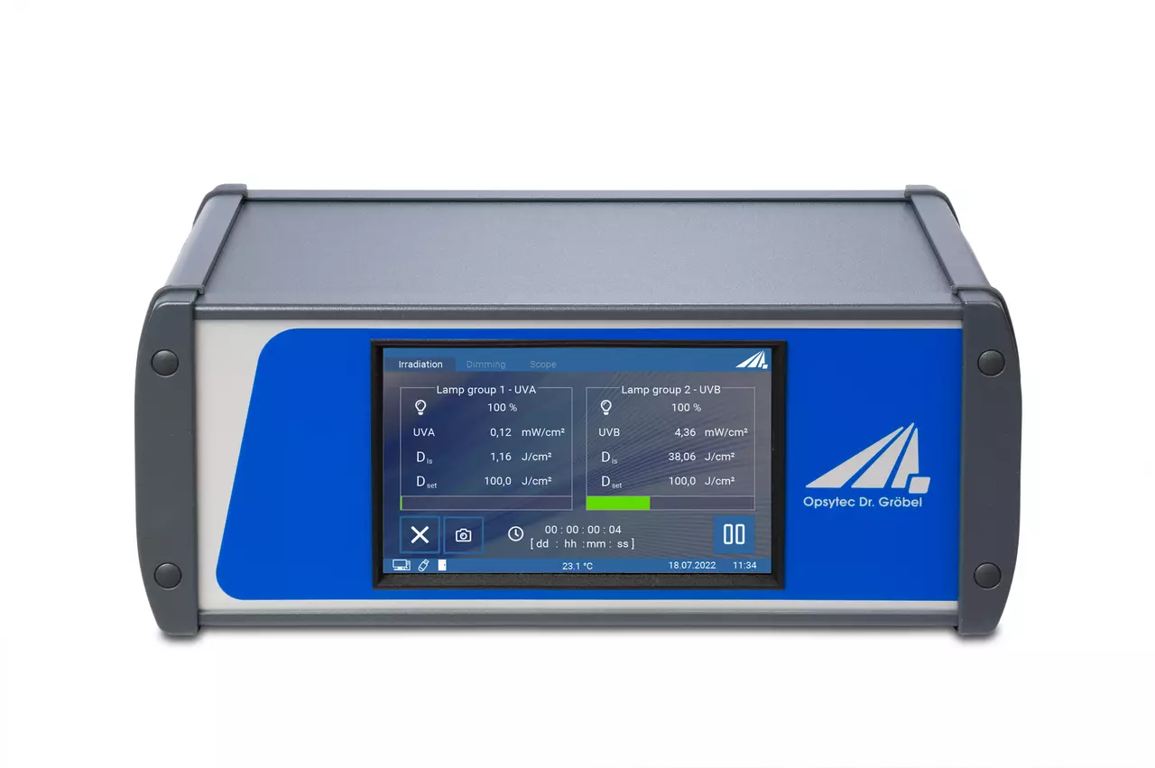 UV-MAT Touch - intuitive Dosage control with touchscreen