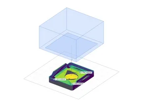 3D simulace intenzity UV záření pomocí nástrojů Opsytec UV Tools