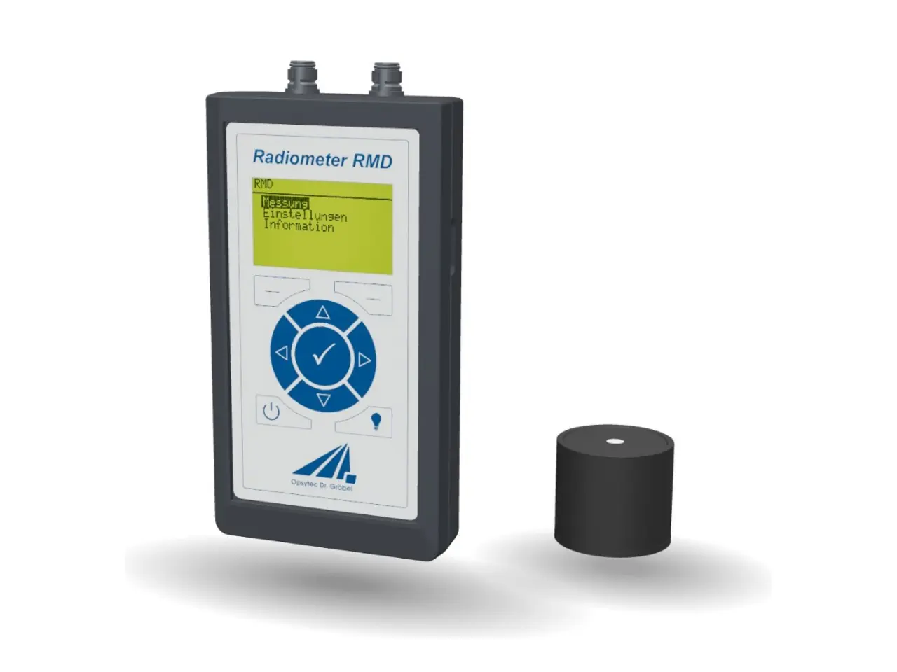 Interaktivní 3D model v Opsytec prohlížeči produktů: radiometr RMD