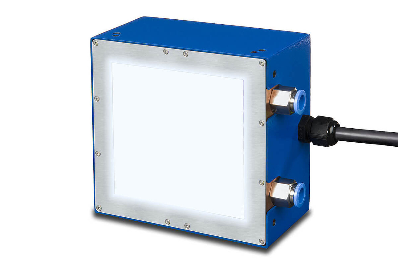 Large area surface UV-LED SFL-M with light emitting window (100 x 100mm²)