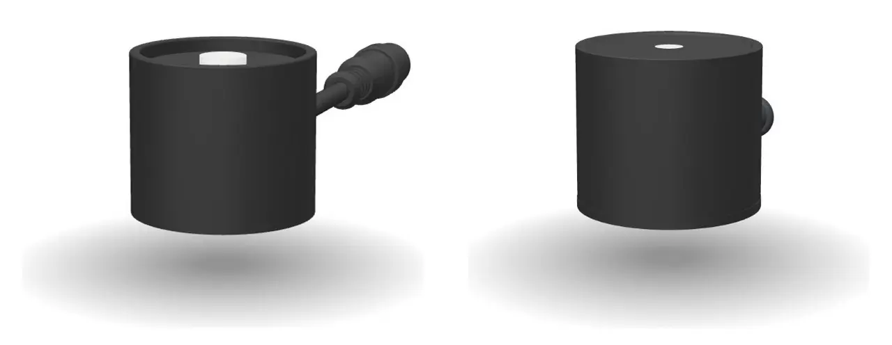 Modèle 3D interactif dans le configurateur de produits Opsytec : capteurs radiomètre