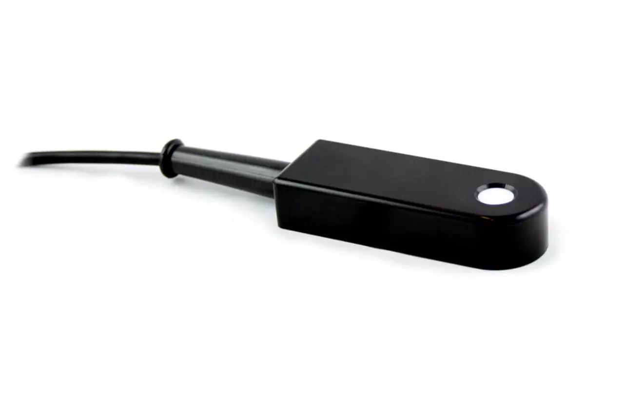 Inline UV sensors with low height for UV monitoring, and measurement of Lamps, spotlights and UV-LEDs